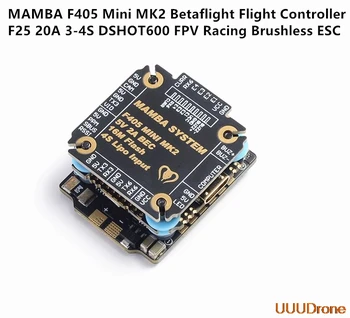 

Diatone MAMBA F405 Mini MKII Betaflight Flight Controller & 25A ESC 2-4S DSHOT600 stack FPV Racing Brushless ESC For RC Drone