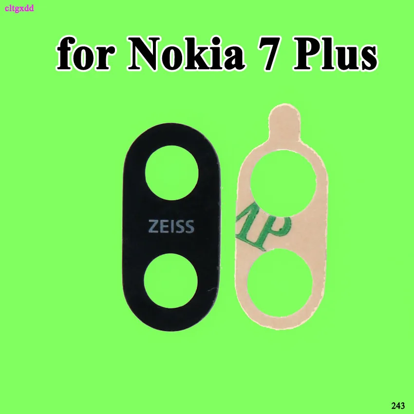Cltgxdd 1 шт. для nokia 3 5 6 2nd 7Plus 8 задний объектив задней камеры крышка с агезионной наклейкой запасные части