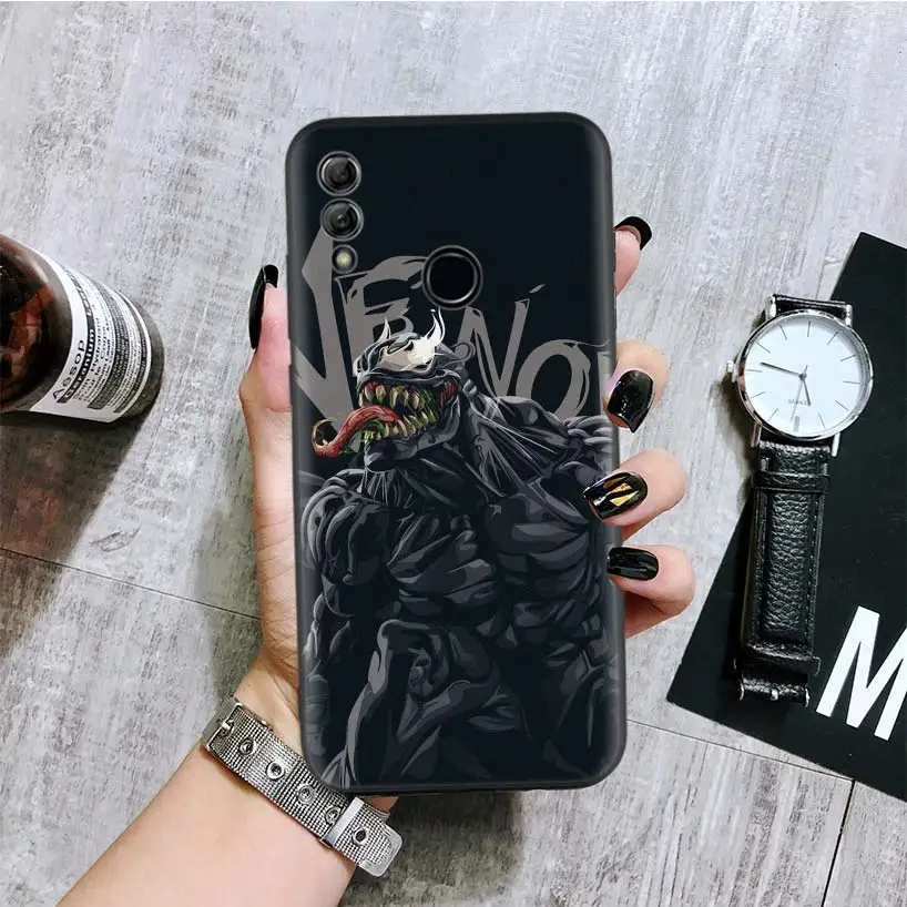 BA078-7 Чудо-яд супер герой черная крышка чехол для телефона для huawei Y9 Y5 Y6 Y7 Honor 10 9 Lite 9X8X8 S 8A фотоаппаратов моментальной печати 7S 7A 10i 20i V20 Coque C - Цвет: BA078-7