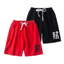 Детские шорты штаны для мальчиков среднего и большого размера из чистого хлопка г. стиль, летняя мода в европейском и американском стиле