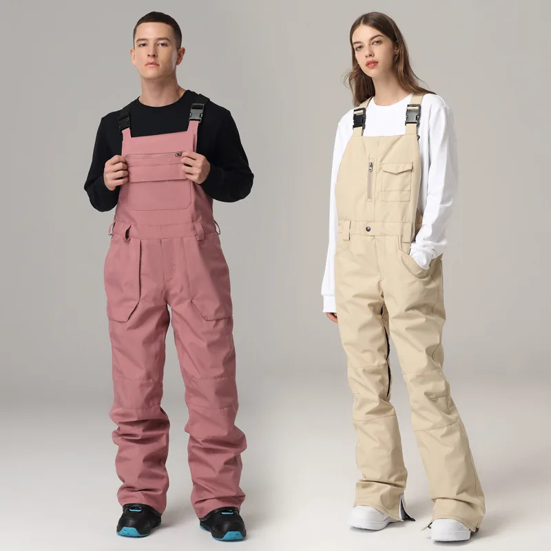 Wanita Ski Bib Overall Pria 