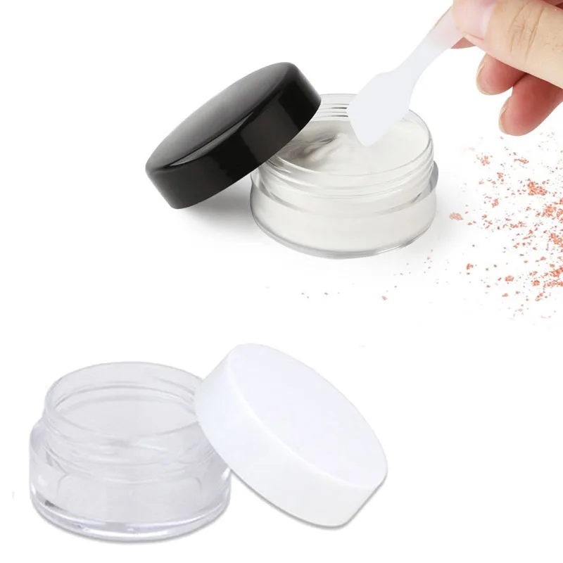Cosmetic Pot Jars Moisturizer Jar 50Pcs Plastic Cosmetics Jar Makeup Box Nail Art Storage Pot Container 2g 3g 5g 10g 15g 20g Sample Lotion Face Cream Bottle