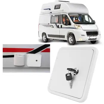 

Caravan Square For Hatch Cover Gravity Inlet Rugged and Leakproof Easy to Install RV Water Filler Accessories