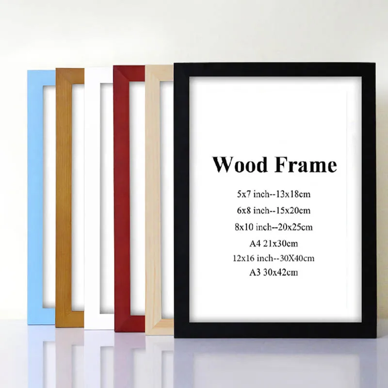 A4 A3 Photo Frame Black White Color Picture Frames for Wall Picture