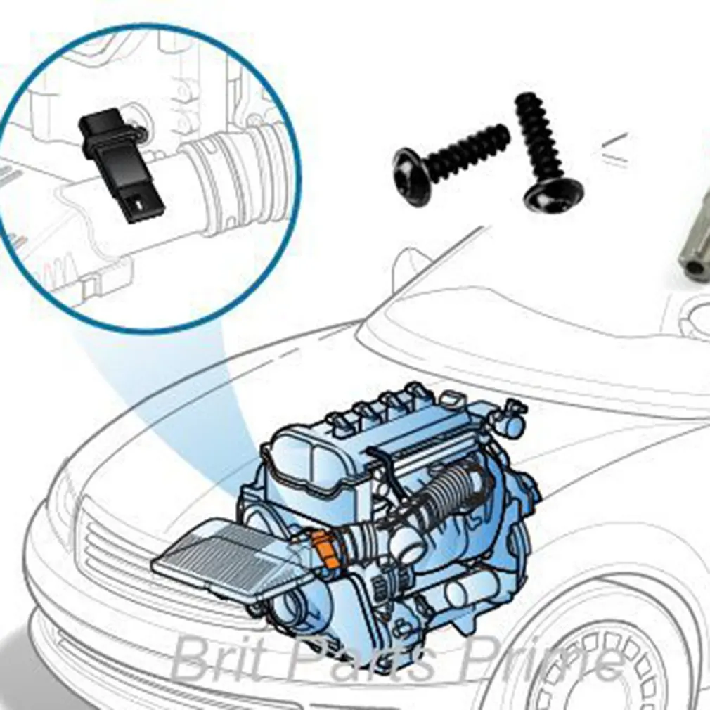 Датчик массового расхода воздуха для Mercedes A Class C CLK E M S Vaneo 1,7 CDi AFM