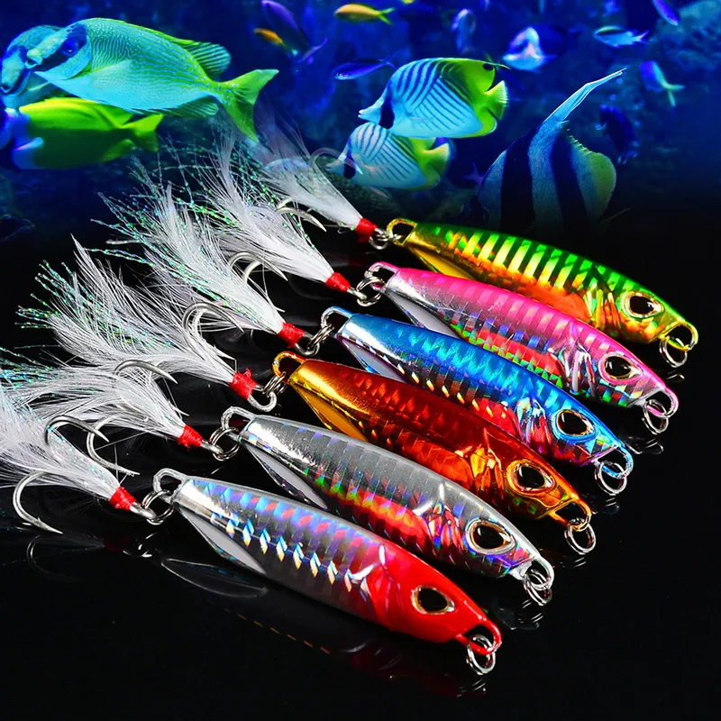 Jig Fishing Fishing Jigs Weights 10 50G Metal Jig Articulos De Pesca