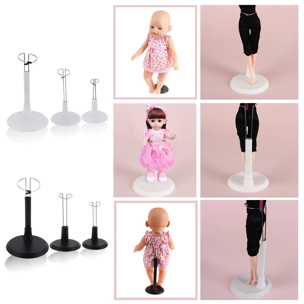 Милый регулируемый металлический белый черный кукольный манекен, подставка для запястья, держатель, кронштейн, поддержка, аксессуары для кукольного домика, магазин игрушек, дисплей