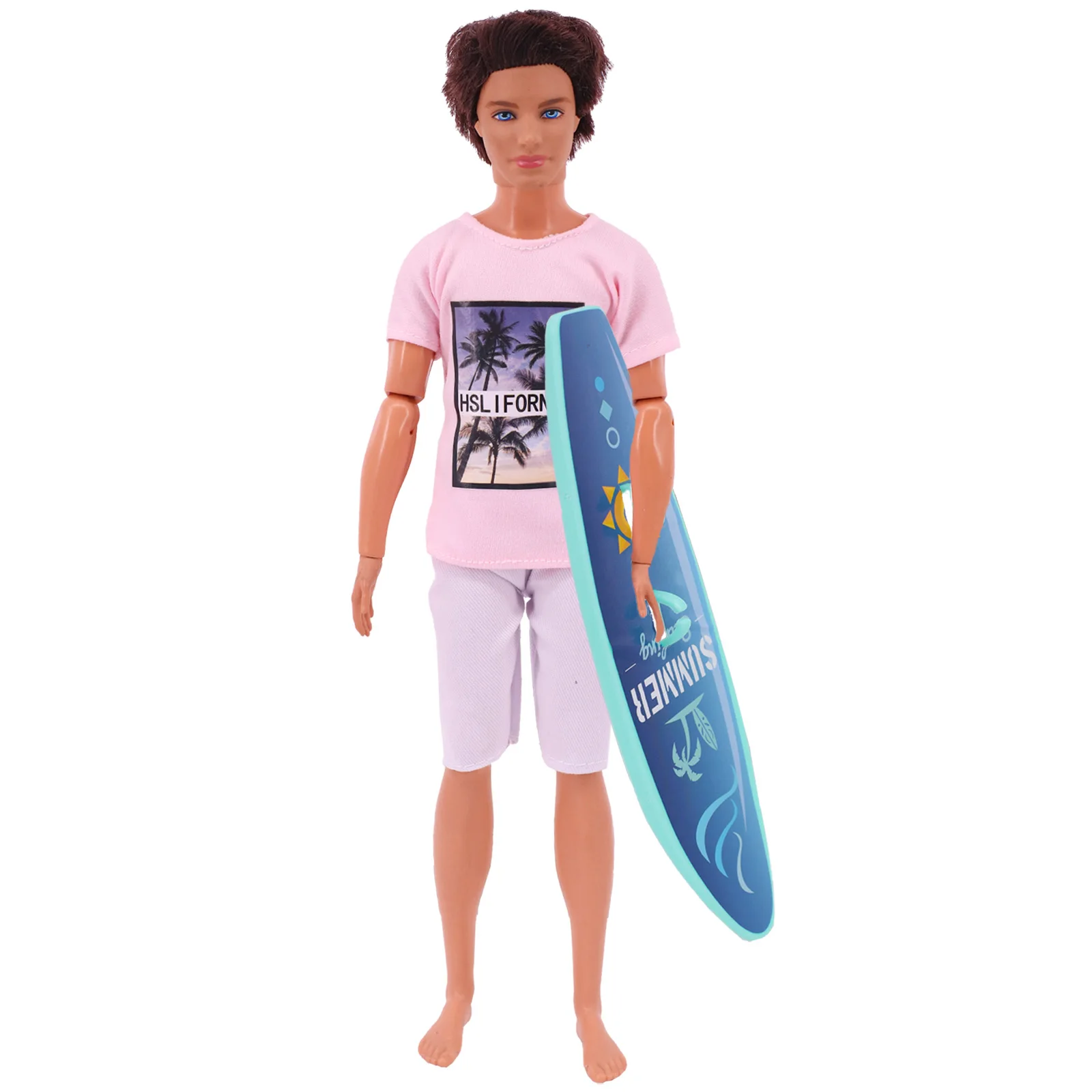 Barbie Doll Clothes Doll Clothes Doll Clothes Accessories Doll Accessories Ken Doll Clothes Handmade Men's Doll Outfit Pants T-shirt Casual Daily Wear Shoes Accessories Toys Gifts