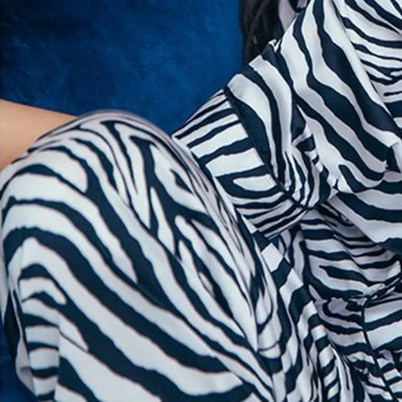 Сексуальная Женская шелковая атласная пижама с принтом, женская пижама из двух частей, Новинка