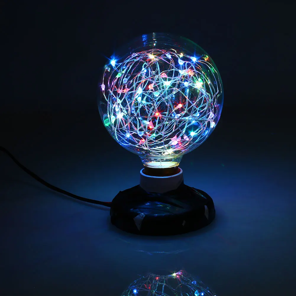 E27 G95 1.6W Vintage Edison Bulb Starry 50-LED Lamp Starry Style Bar Light