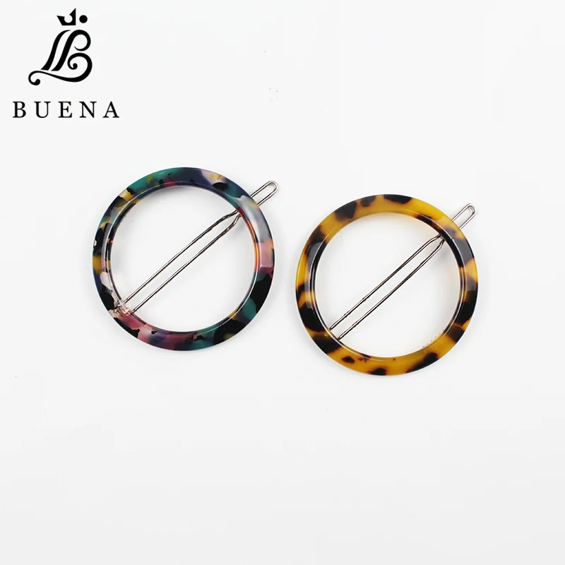 

Top Quality Hair Pin Big Round Style Girls Hair Jewelry Sexy Party Hairpin Acetate Hair Clips