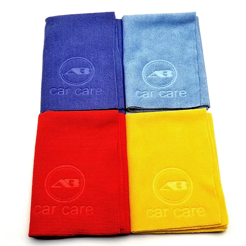 40*40cm Microfiber Towel Finishing Cloth Soft Cleaning Wipe Wax Dust Towel Car Care Professional Detailing Cloth