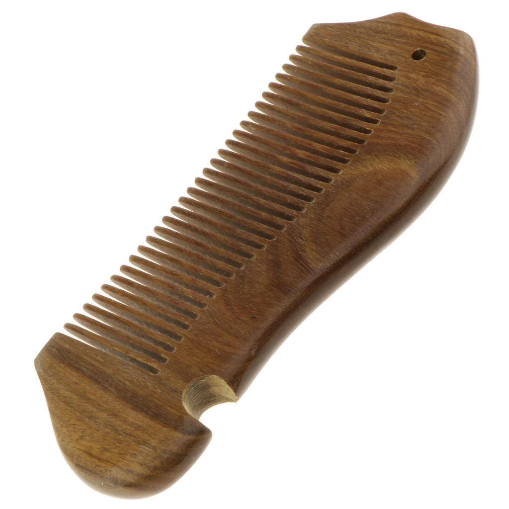 Anti-static Sandalwood Hair Comb Pocket Handmade Head Massage Wood Hairbrush