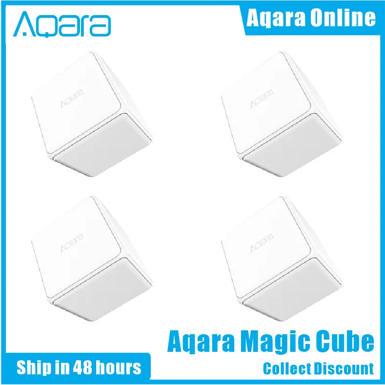 Оригинальный контроллер Aqara Magic Cube версия Zigbee контролируется шесть действий для домашнего устройства Xiaomi