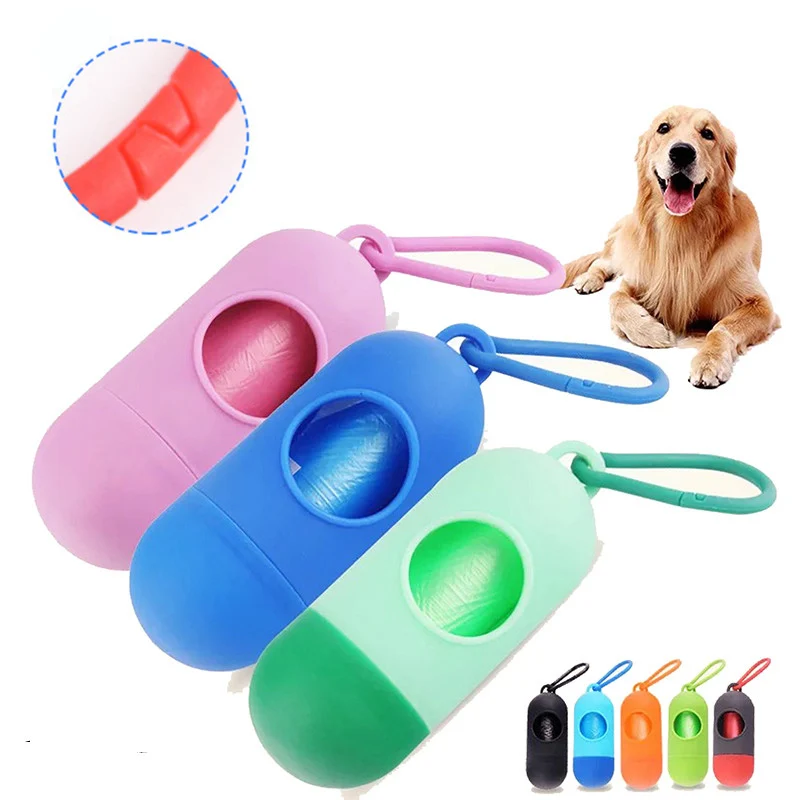

Practical Pet Dog Poop Bag Dispenser Cat Waste Garbage Holder Poop Bags Set Animal Garbage Collector Trash Clean Supplies