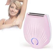 USB Быстрый перезаряжаемый безболезненный женский эпилятор Водонепроницаемая Женская бритва удаление волос для ног подмышек бикини линия триммер для тела