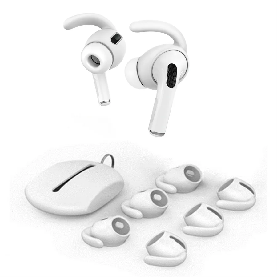 3 пары мягкие силиконовые крючки для наушников AirPods Pro противоскользящие накладки