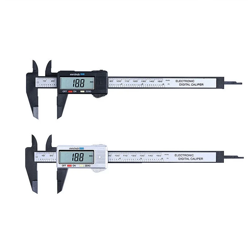 Precision Carbon Fiber Digital Caliper with Electronic Gauge and Micrometer Functionality