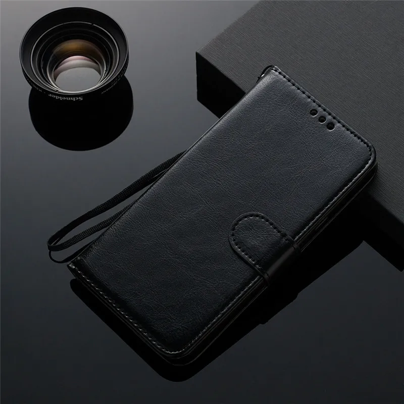 Fundas для xiaomi redmi note 4 Чехол кожаный флип случай для redmi Примечание 4 Global wallet coque для funda xiaomi redmi note 4 Чехол - Цвет: Black