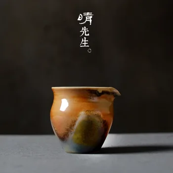 

Jindezhen Full Manual Fair Cup And Cup Part Tea Utensils Fambe Kung Fu Tea Have Tea Ceremony Parts Pottery Firewood Kiln Change