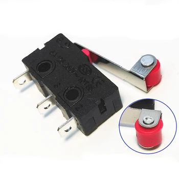 

10pcs/lot New Micro Roller Lever Arm Normally Open Close Limit Switch KW12-3