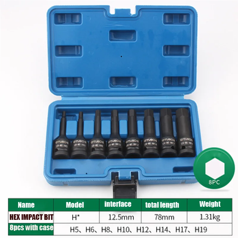 Adaptateur De Douille à Impact 3/4" F Vers 1/2" M En Acier Cr-Mo Réducteur D'Entraînement Carré