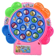 Дети веселое время творческие Вращающиеся рыбалка музыкальная игра развивающая игрушка