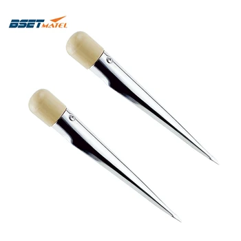 

2X Splicing Fid Spike Stainless Steel 304 Rope Splicing Spike Fid With Wooden Handle Yacht Boat Accessory Handle Strand Rigger