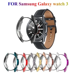 Watch Case For Samsung Galaxy Watch 3 41mm 45mm Smart Watches Cover TPU Frame Shell  Protector Case Smart Accessories  Cover