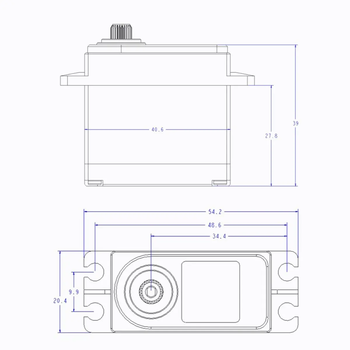 360 ° 25 кг металлическая Шестерни RC Digital Servo Мотор TD8325MG для Вертолет RC автомобиль Лодка