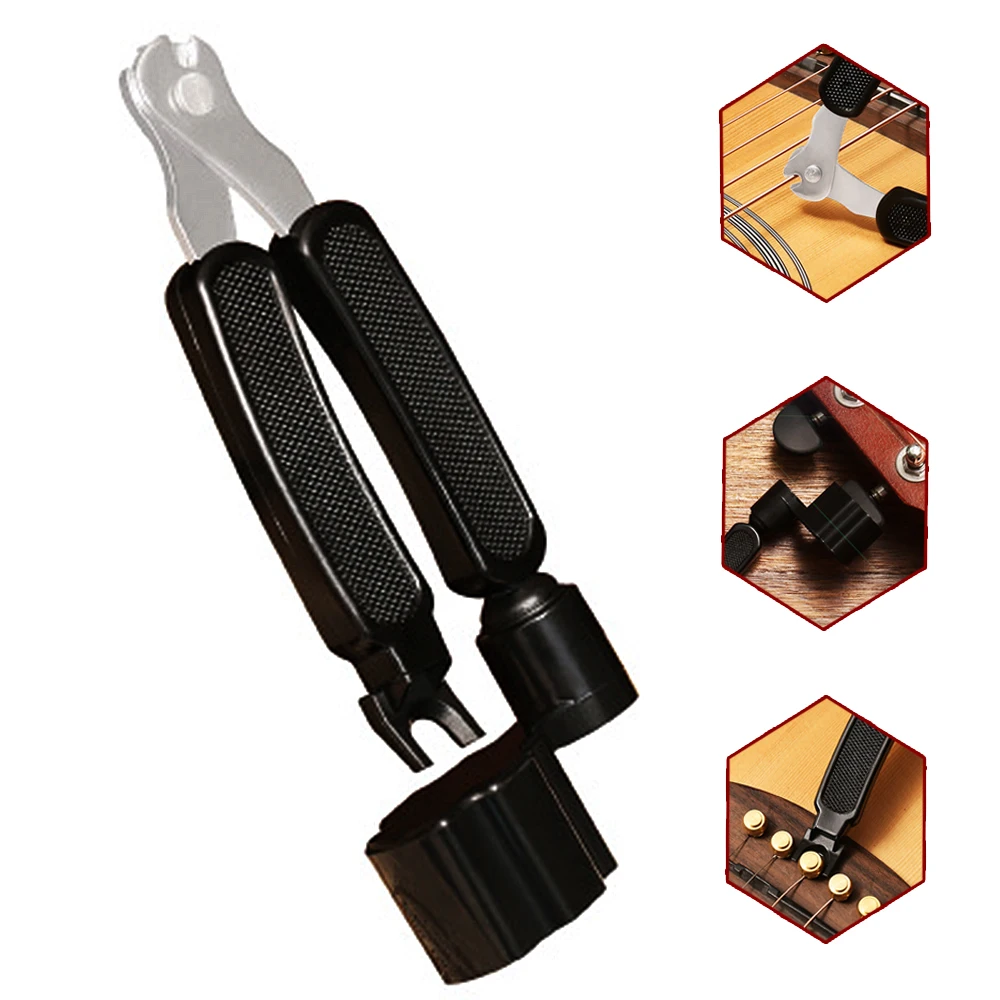 

Guitar String Cutter String Winder Pin Puller 3 in 1 Multi-functional Guitar Accessories