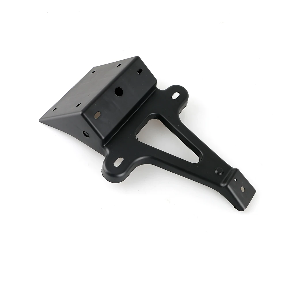 Для Kawasaki KLX250 KLX 250 держатель номерного знака Кронштейн Fender Eliminator Tail Tidy аксессуары грязезащитный чехол для заднего сиденья велосипеда - Цвет: Черный