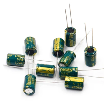 

5-20pcs 10V 16V 25V 35V 50V Low ESR high frequency aluminum capacitor 2.2uf 4.7uf 6.8uf 10uf 22uf 33uf 68uf 82uf 120uf 150uf