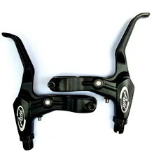 Полностью алюминиевая ручка для велосипедного тормоза из горного сплава ультра-легкие три относятся к тормозной ручке велосипеда дисковые тормоза универсальные аксессуары