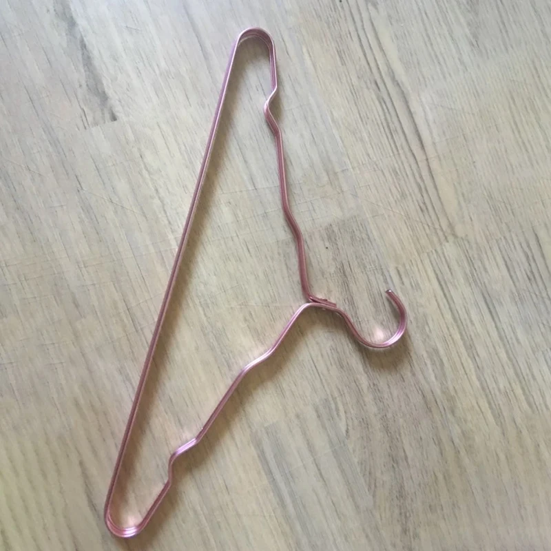 Розы из металла одежда вешалка для рубашки с пазами, вешалка для одежды для взрослых Нескользящая поддержка одежды, вешалка для костюма(30/партия