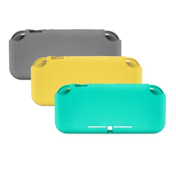 

Soft Silicon Protective case Half pack Pure colour Back Cover Shell For Switch Lite Console