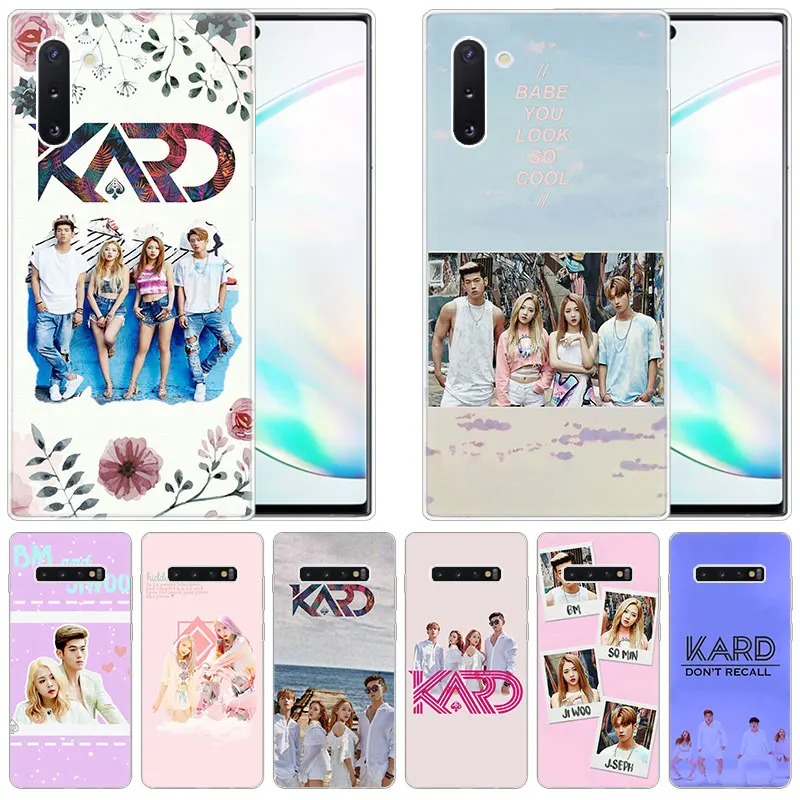 Роскошный мягкий силиконовый чехол KARD KPOP для Samsung Galaxy Note 10 Pro 9 8 5 M30S M40 S10E S10 5G S9 S8 Plus