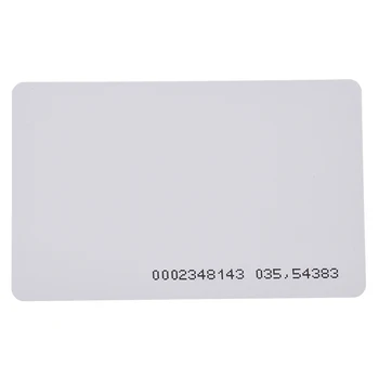 

125Khz Door Entry Access Proximity RFID Card Wht 10 Pcs