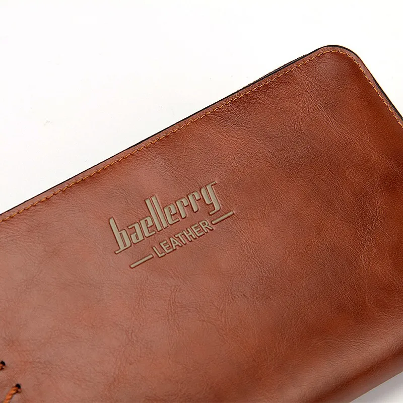 Дизайнер мужской бумажник в винтажном стиле известного бренда Для мужчин мужская сумка клатч Деньги Кошельки запястье муфта сцепления