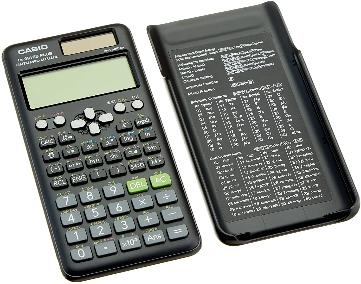 Casio fx-991ES Plus 2 Scientific Calculator with 417 Functions and Displays Natural 