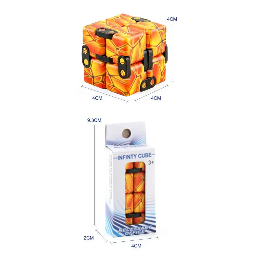 Creative Infinite Cube Anti-stress Fidget Toys Infinity Cube Magic Office Flip Cubic Puzzle Stop Stress Reliever Autism Toy