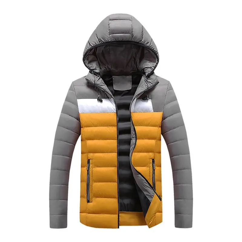 

Men Plus Size Down Jacket Moto & Biker Warm Plus Velvet Thick Heated Jacket Punk Casual Hooded Coat 2019 Winter Men Fashion