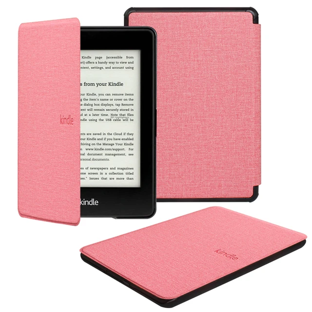 M2L3EK Paperwhite 5 11th Cas Créatifs Lapin Ombre Kindle Couverture pour  Kindle 658 Automatique intelligent Réveiller Coque pour  KPW4 10th
