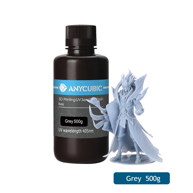 ANYCUBIC 405nm UV Resin for LCD 3D Printer Quick Curing UV Sensitive Resin Liquid Printing Materials for Photon Mono X M3 Max plastic used in 3d printing 3D Printing Materials