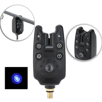 

2 LEDs Water Resistant Adjustable Tone Volume Sensitivity Sound Alert Fishing Bite Alarm for Fishing Rod