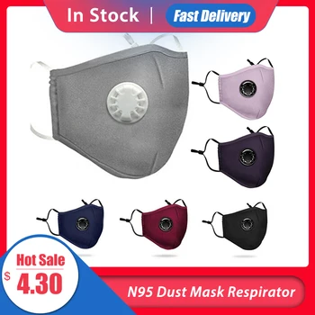

Dust Mask Respirator Anti-pollution Anti-smog PM2.5 Washable Reusable Face Masks For Motorcycle Riding
