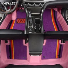 KADULEE индивидуальный автомобильный коврик для MINI Cooper R56 R57 R50 R52 R53 R58 F55 F56 F57 mini one Countryman R60 F60 двойные коврики для ног