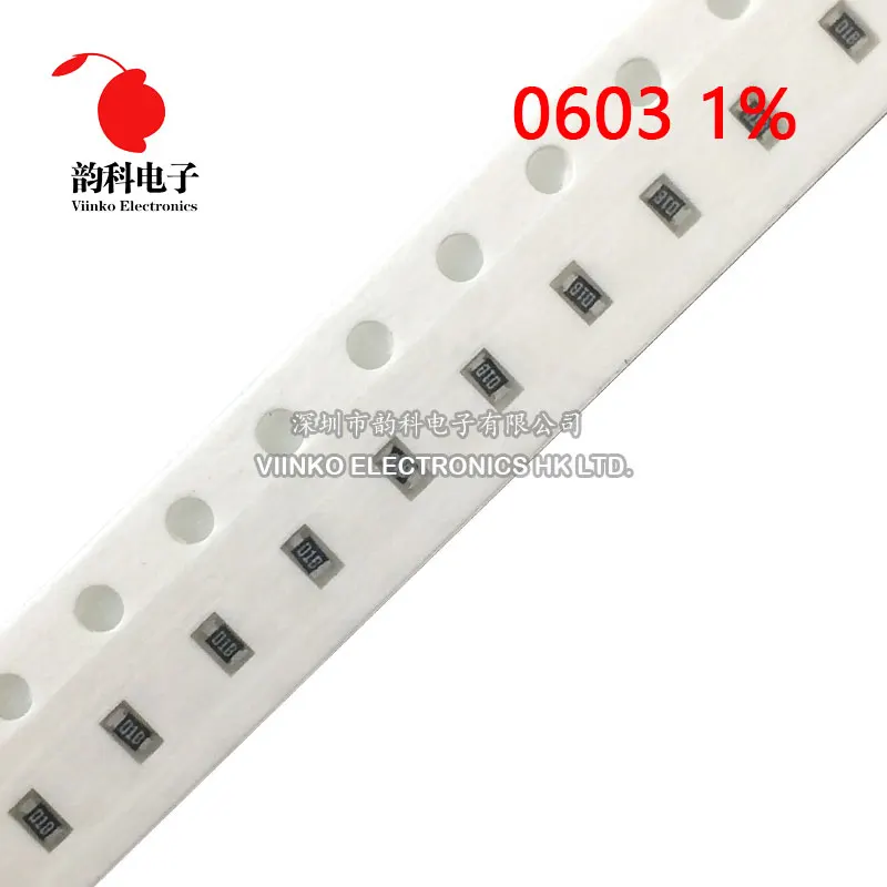 100pcs 1% 0603 SMD Fűtő csőkígyó 0R ~ 10M 1/10W 0.1 0.22 10 100 150 220 330 Ohm 1K 2.2K 10K 100K 0.1R 1R 10R 100R 150R 220R 330R 1M