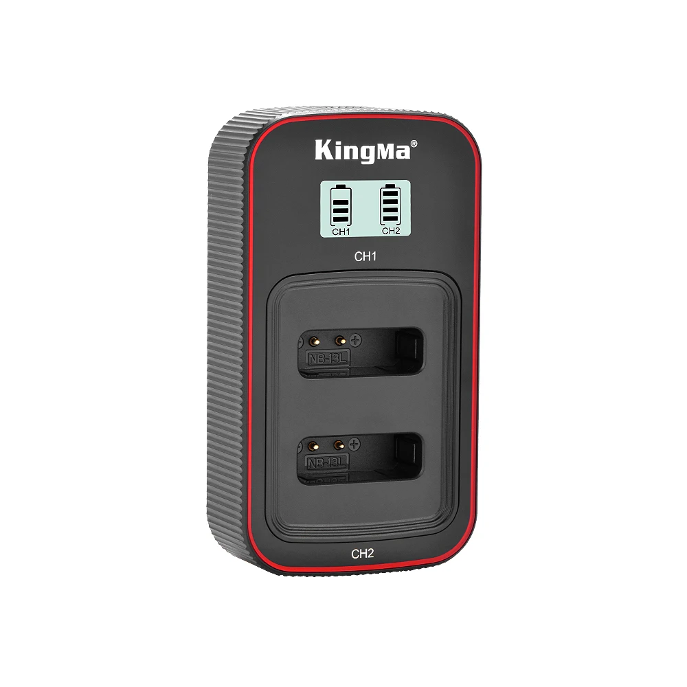 Duplo para Canon Kingma Bateria Carregador Powershot Sx740 Sx720 Sx620hs G1x Mark Iii G9x G5x Marca ii G7x Nb-13l Lcd - Image 2