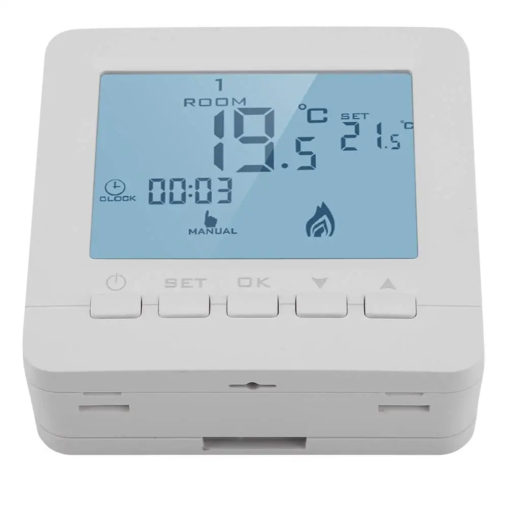 Hysen Wired Digital Room Thermostat For Gas Boiler Heating Thermostat